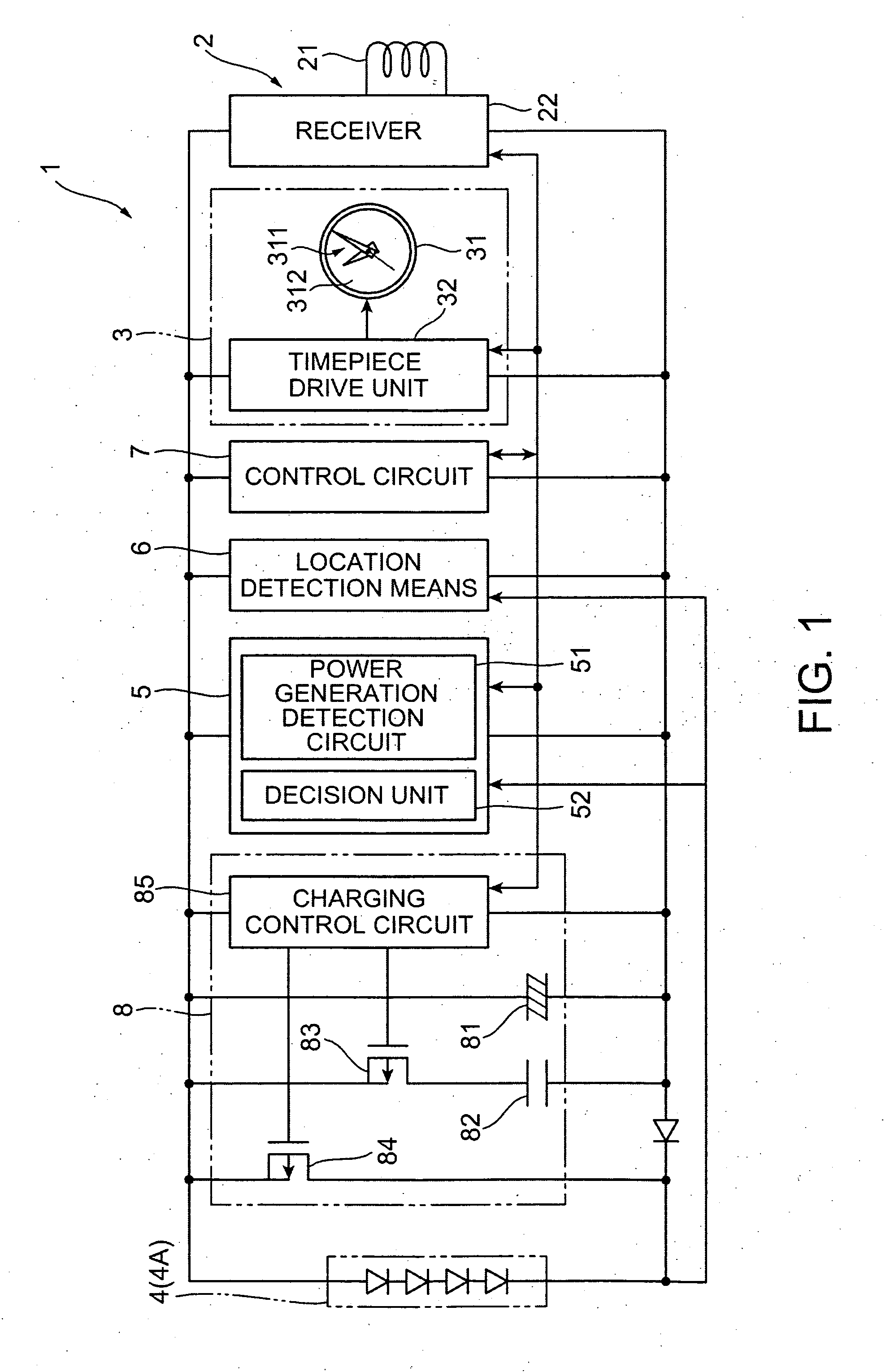 Radio-controlled timepiece and electronic device, control method for a radio-controlled timepiece, and reception control program for a radio-controlled timepiece