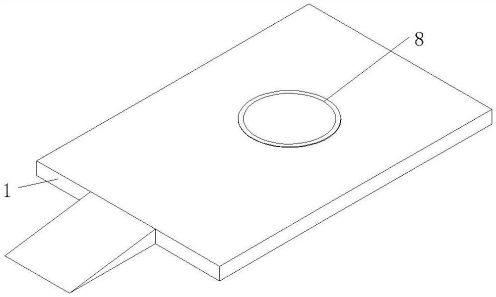 Self-service temperature measuring device for outpatient department