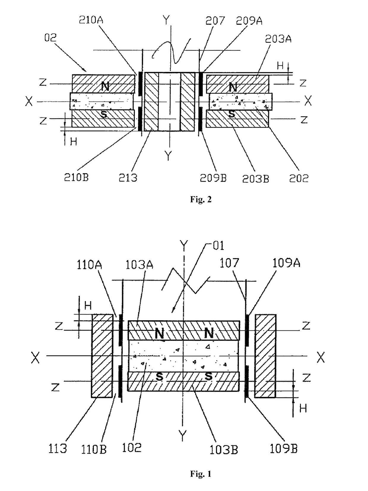 Multi-driver transducer having symmetrical magnetic circuit and symmetrical coil circuit