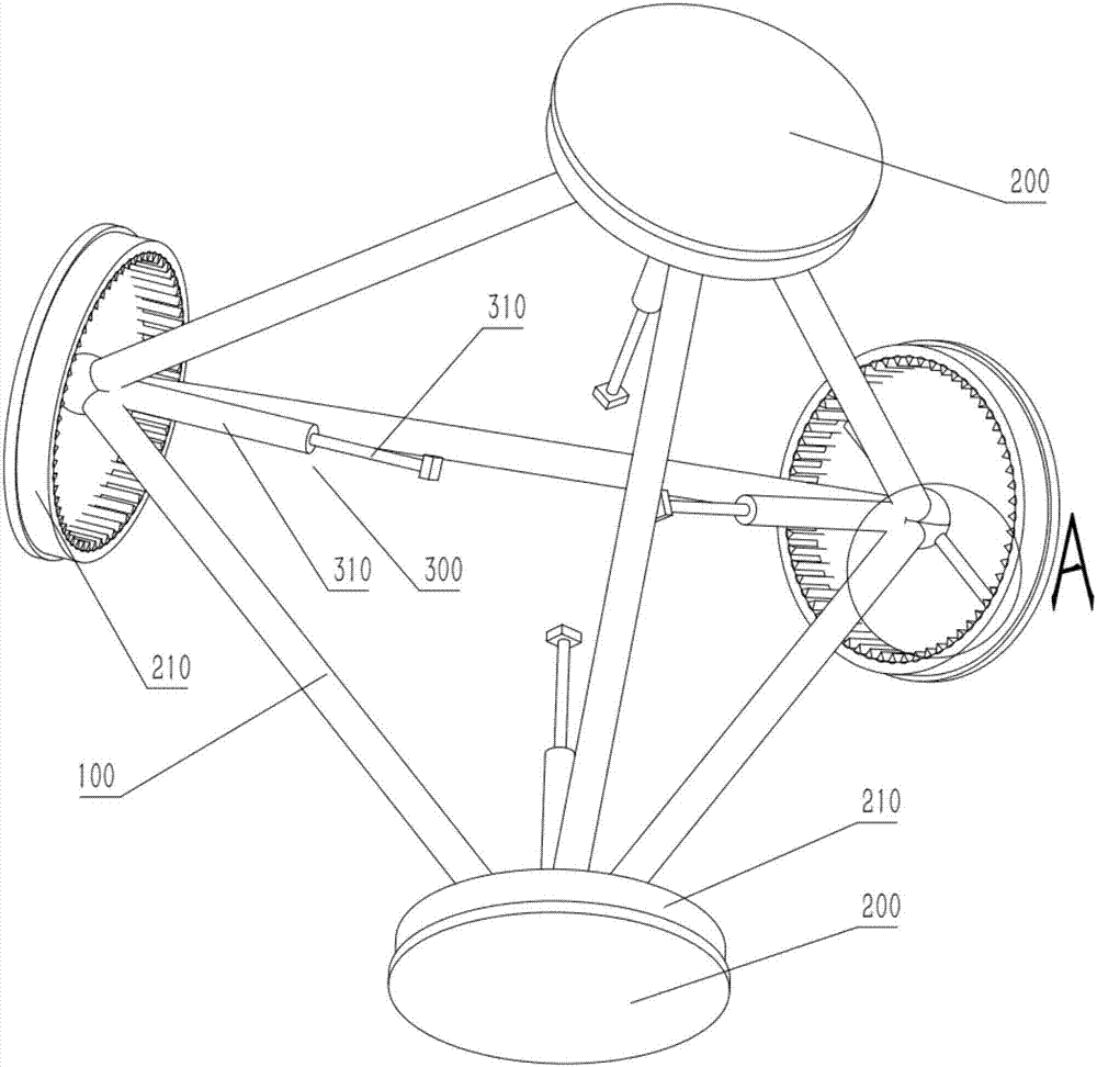 Spherical processing machine base