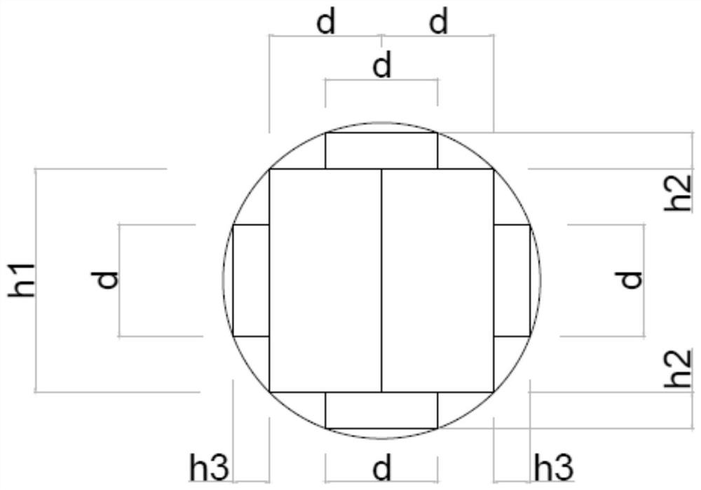 Cutting method of large-size silicon wafer