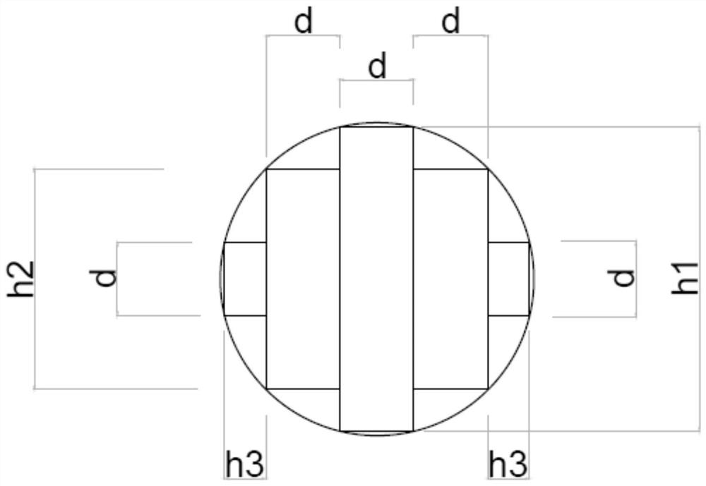 Cutting method of large-size silicon wafer