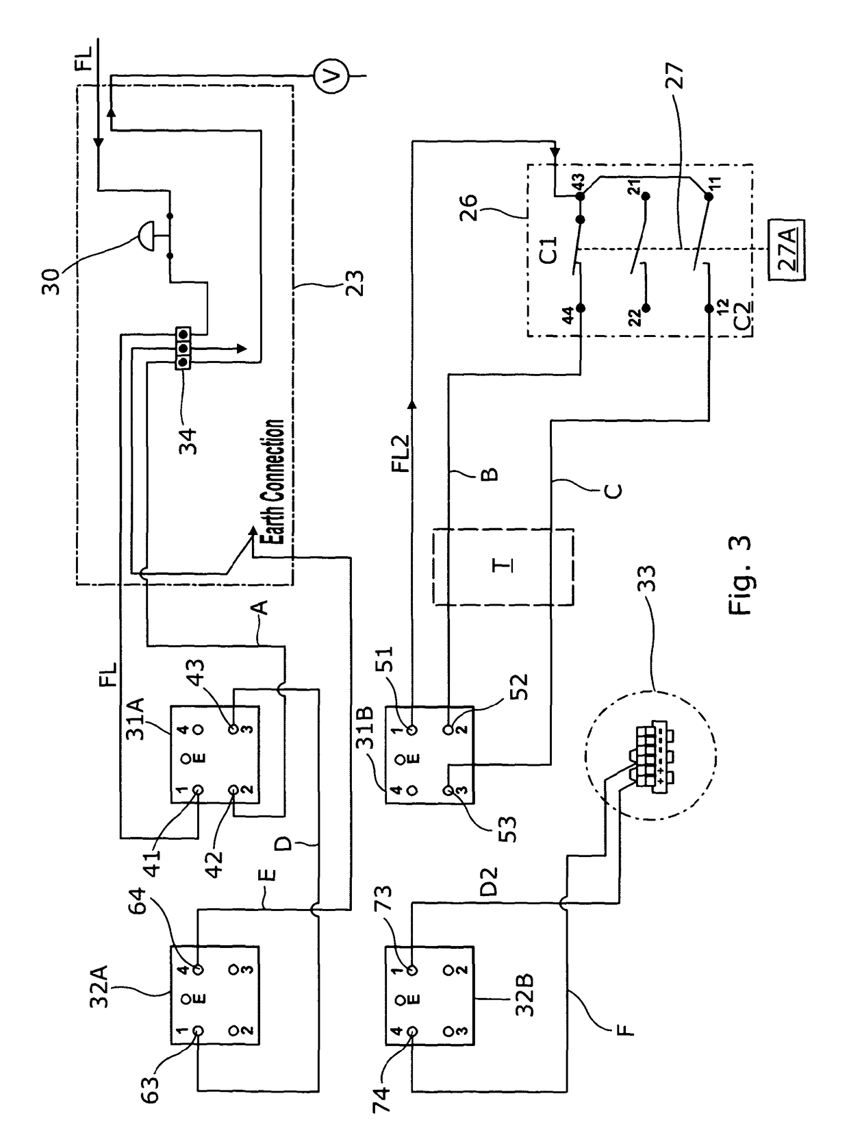 Aerial lift with safety device