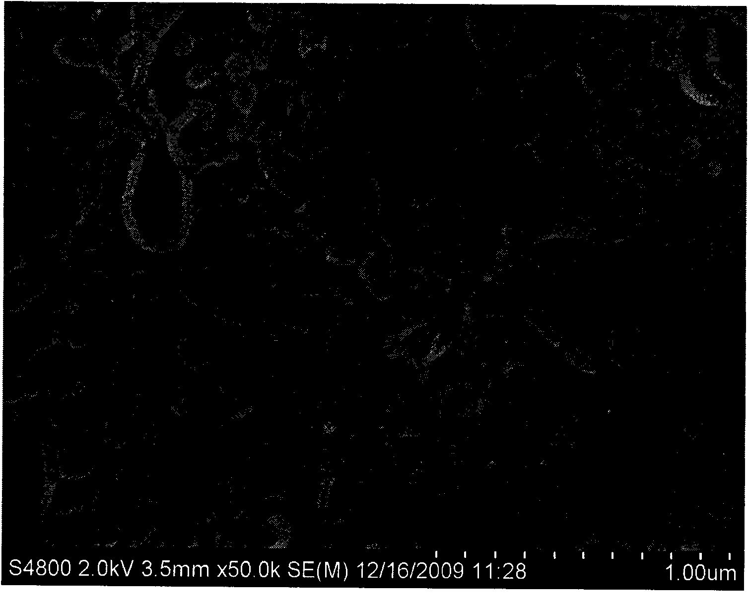 Preparation method of reverse osmosis composite membrane containing nano zeolite molecular sieves