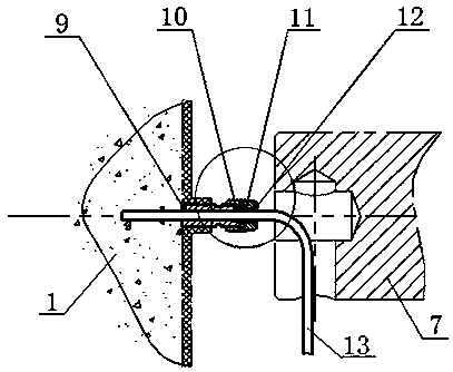 True triaxial fracturing test device