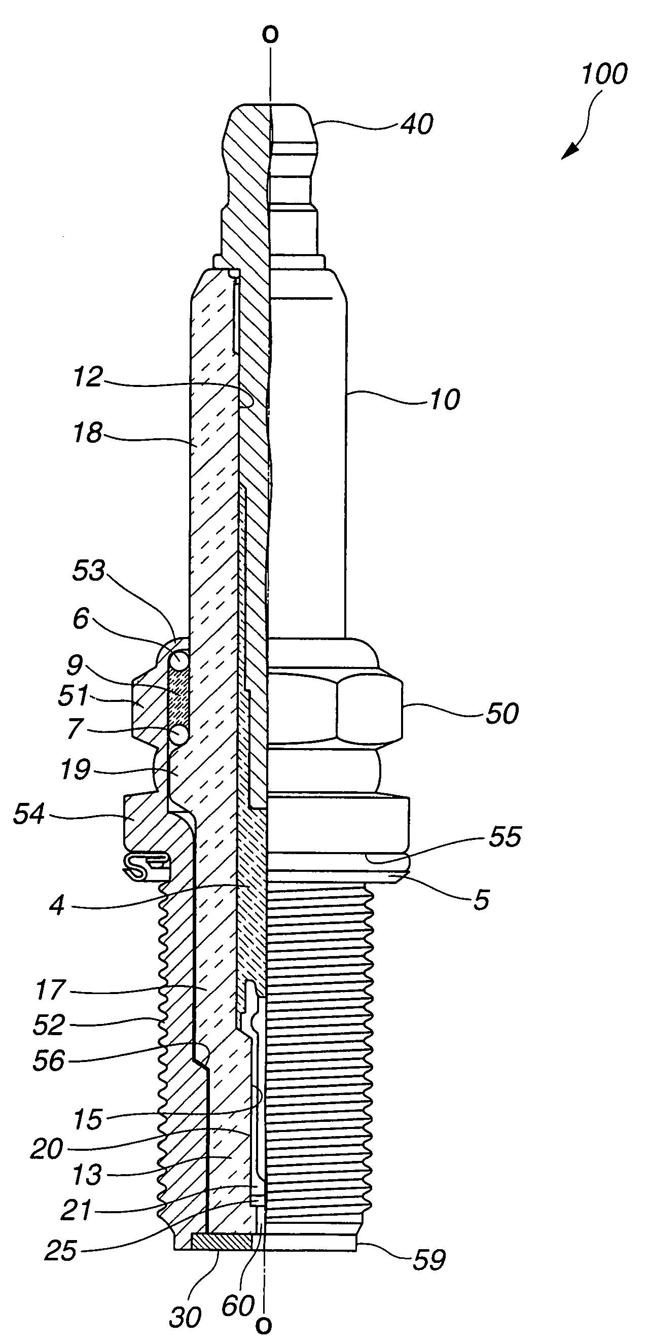 Plasma-jet spark plug and ignition system