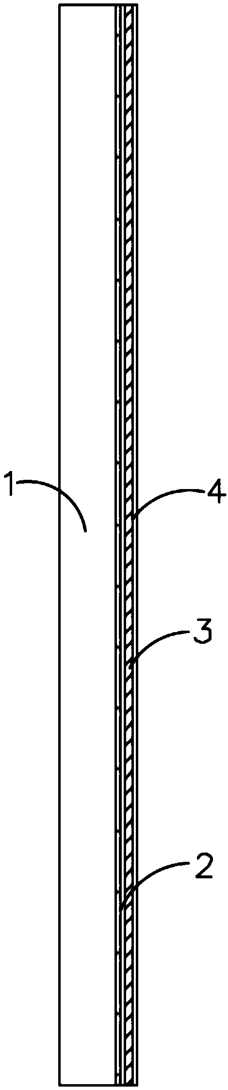 Automotive glass membrane capable of dredging raindrops