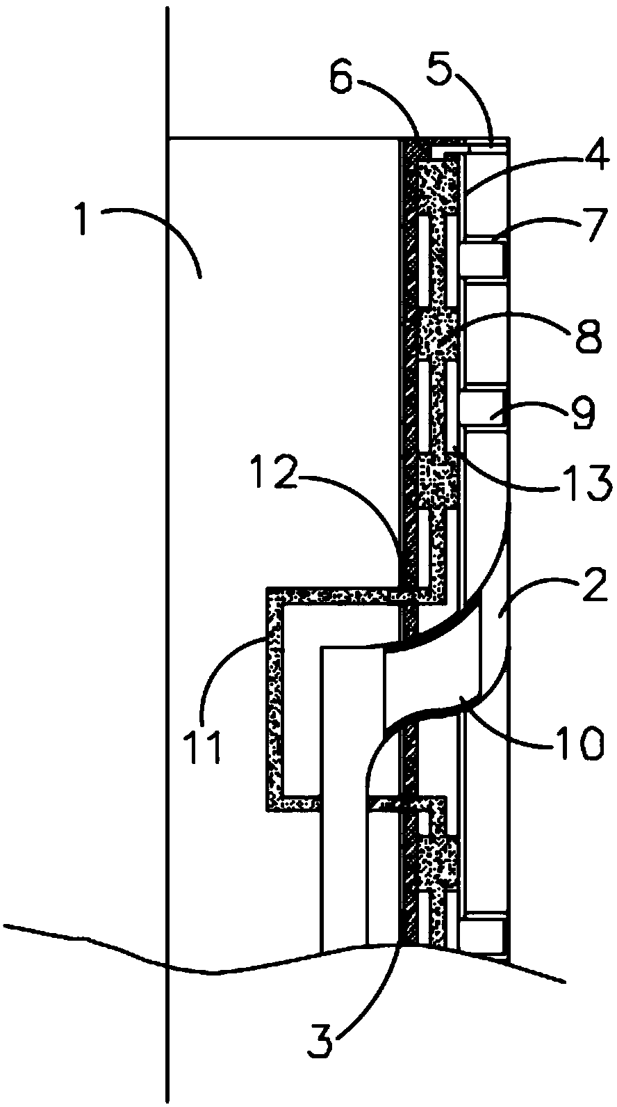 Automotive glass membrane capable of dredging raindrops