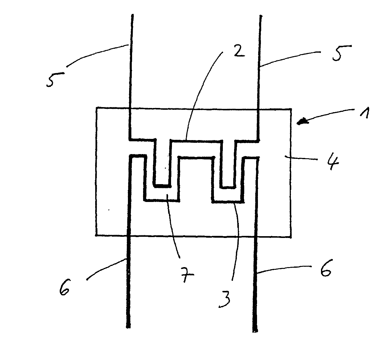 Heatable gas sensor and method for the production thereof