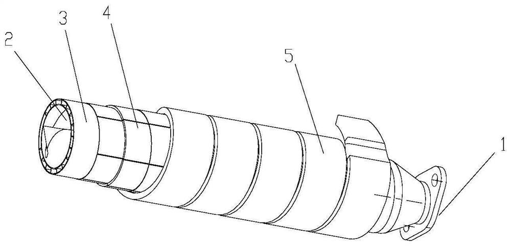 Exhaust pipe for generating power by using waste heat of automobile exhaust