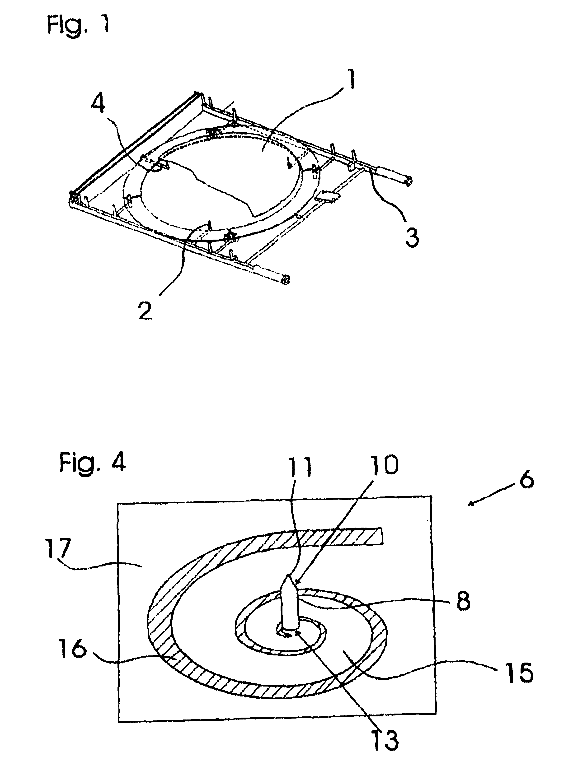 Device for thermal treatment of substrates