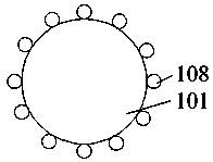 Glass bottle head breaking and separating system