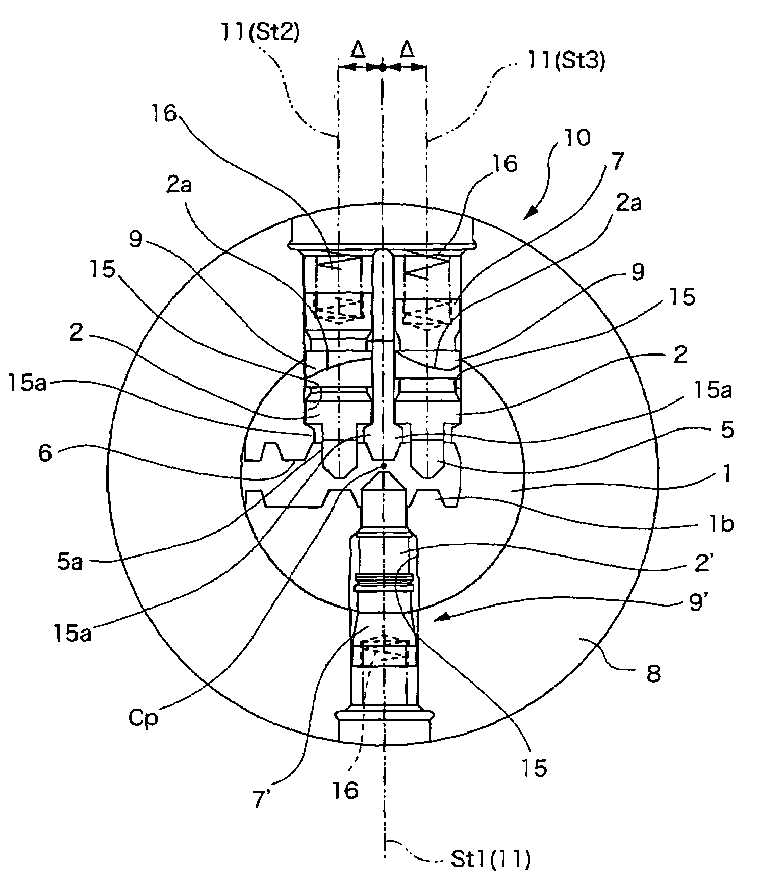 Cylinder lock device