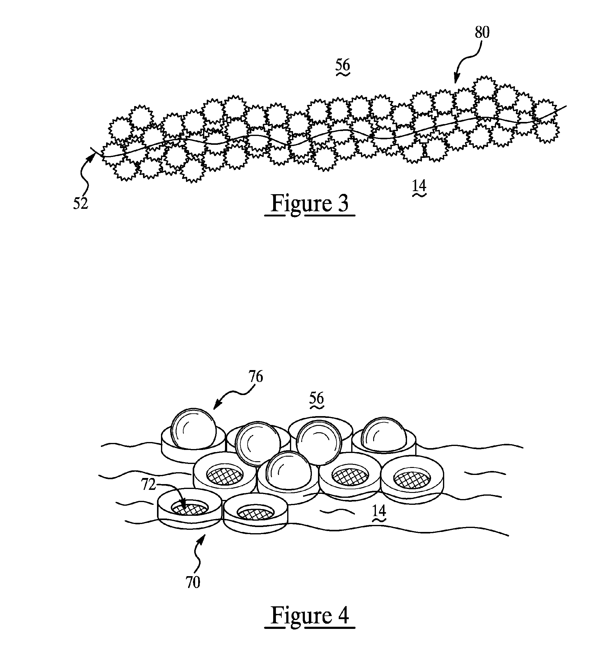 Fuel vapor management for stored fuel using floating particles