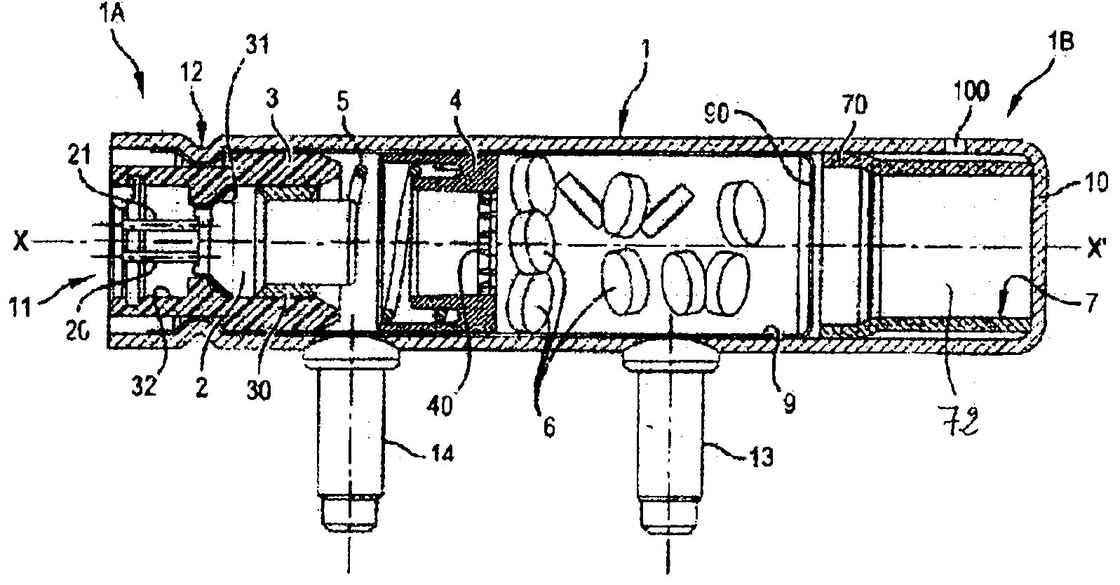 Gas generator for a safety device for a motor vehicle