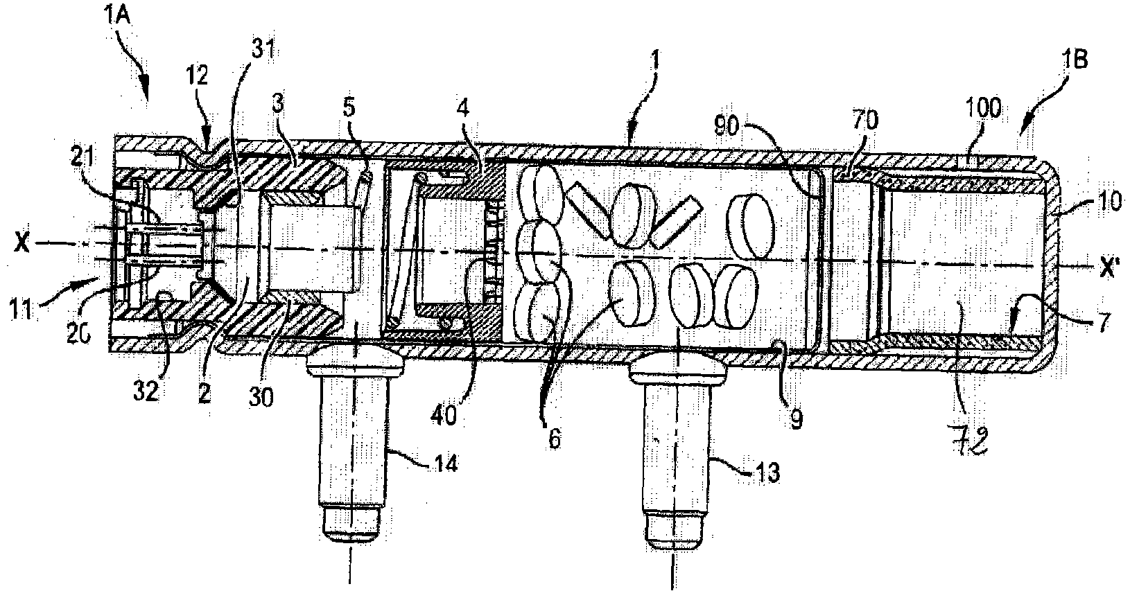 Gas generator for a safety device for a motor vehicle