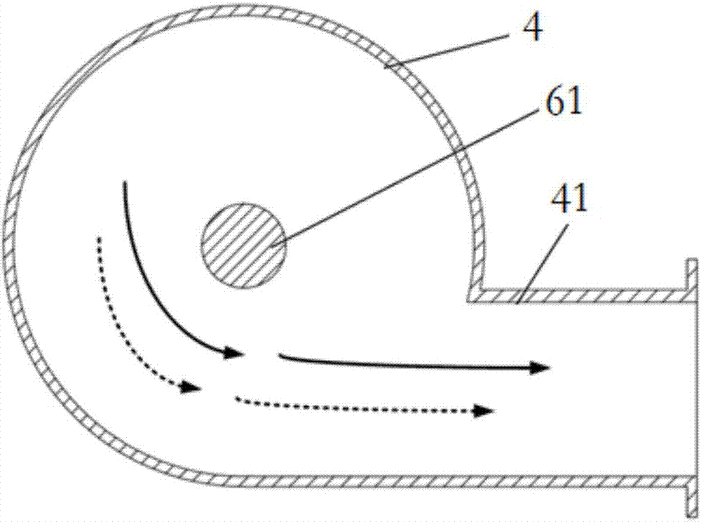 Flow field construction method and grading device used for particle grading