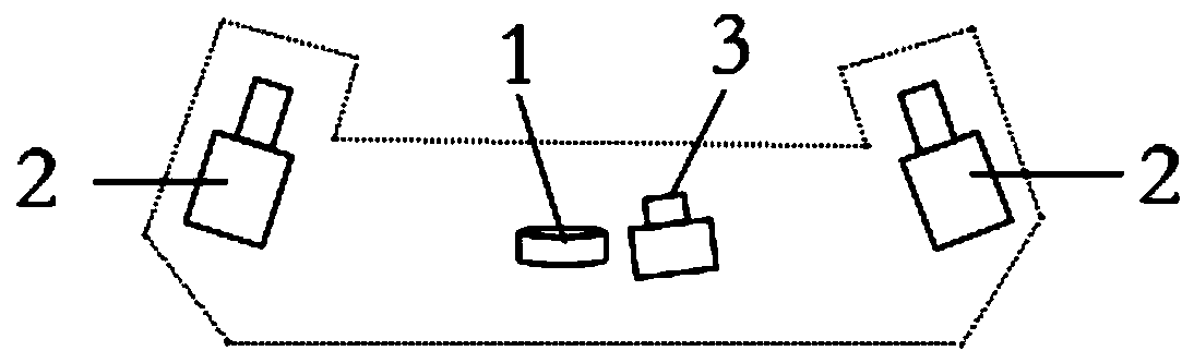 A point cloud stitching method and system based on a white light scanner