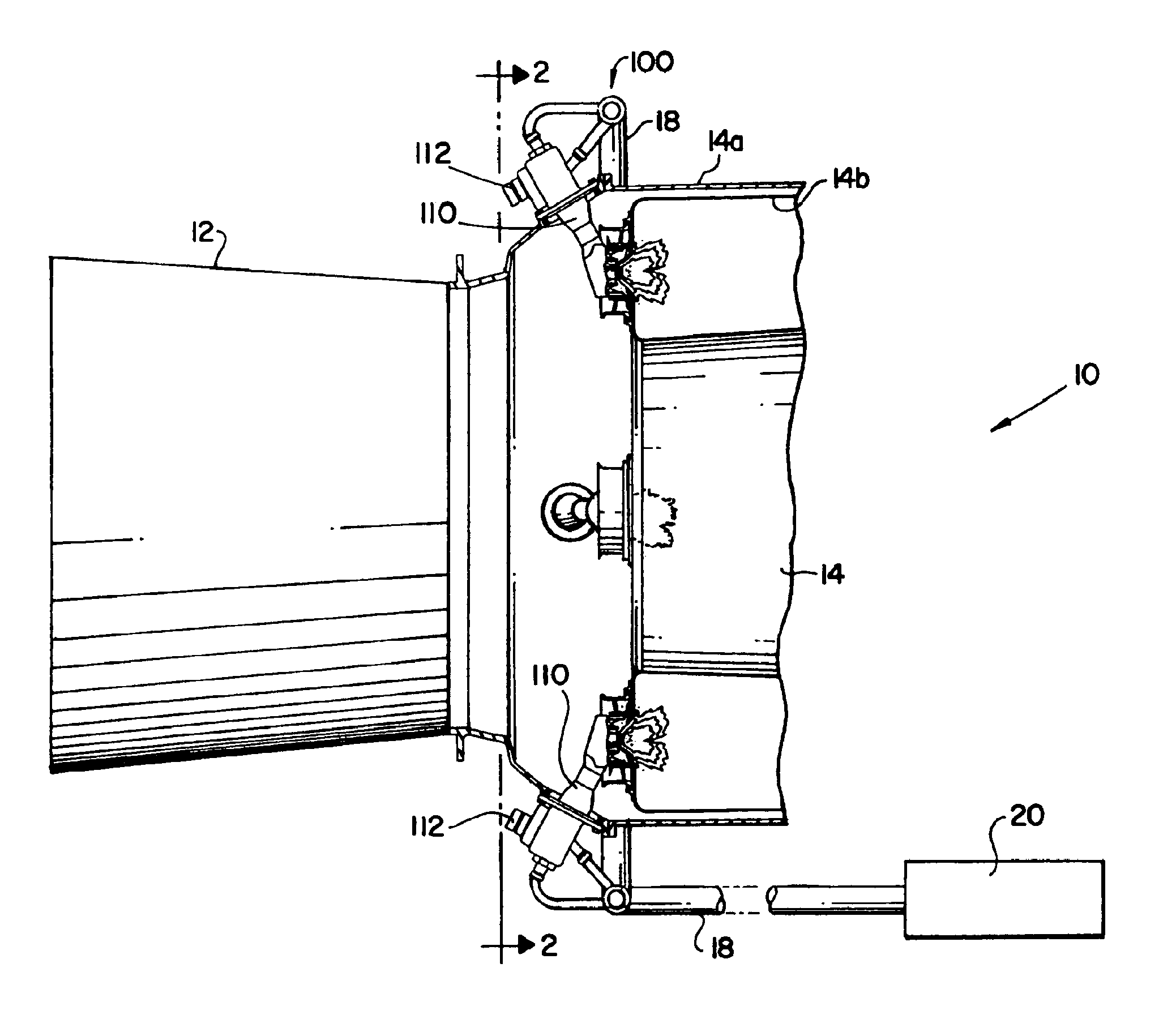 Variable amplitude double binary valve system for active fuel control