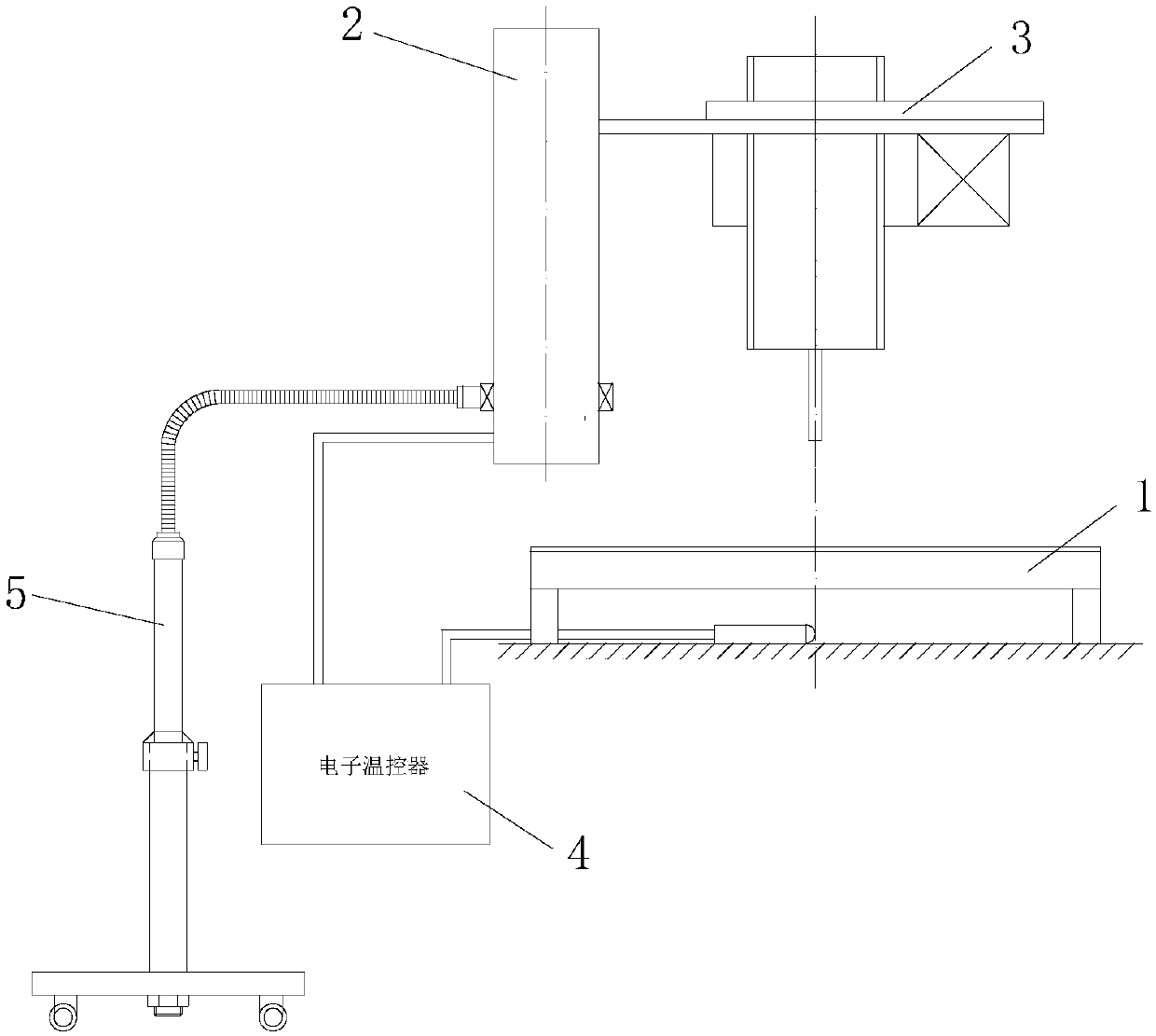 Warm-needle moxibustion device