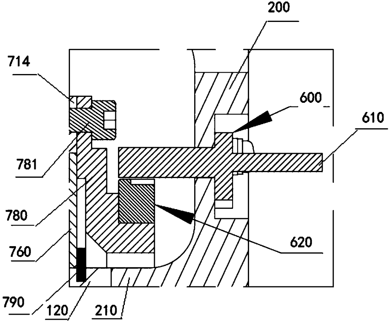 Disk-type double-support double-stator permanent magnetic synchronous traction machine