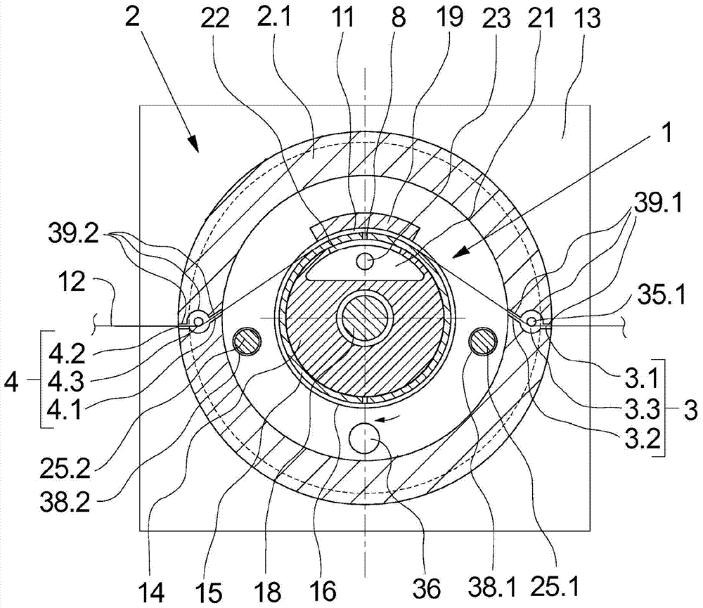 Device for treating a thread