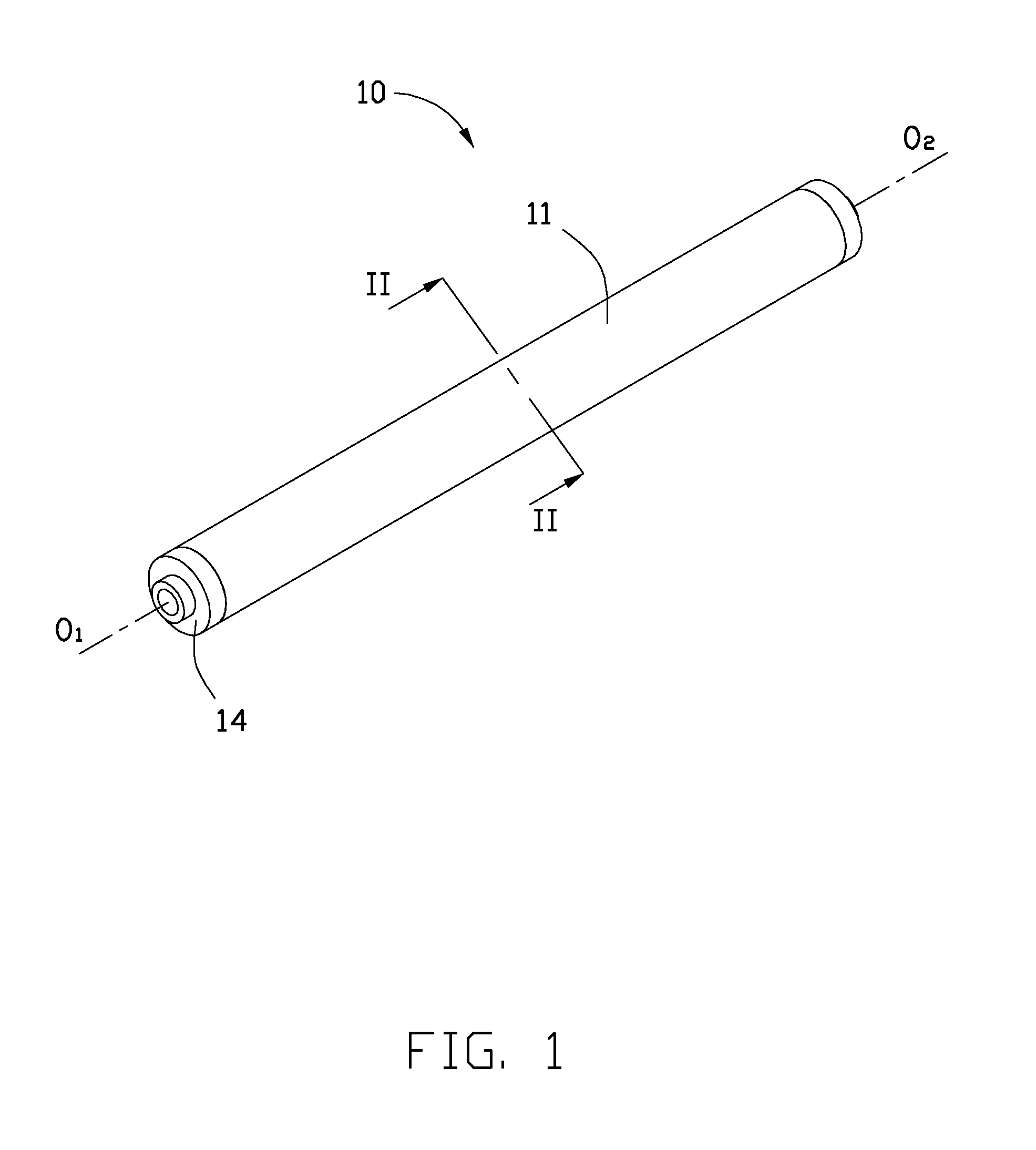 Tubular LED illuminating device with 360-degree radiation