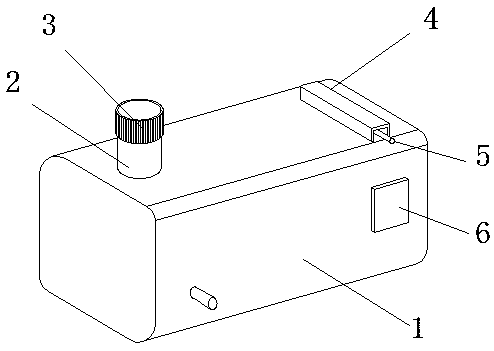 Oil stealing prevention automobile fuel tank with fault diagnosis function