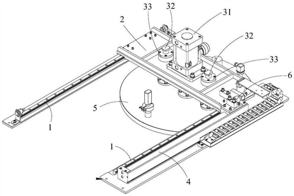 Vacuum tank cover opening paint dipping device