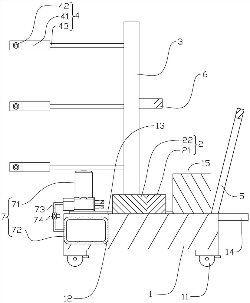 Floor fire-fighting vertical pipe construction installation mechanism and installation method