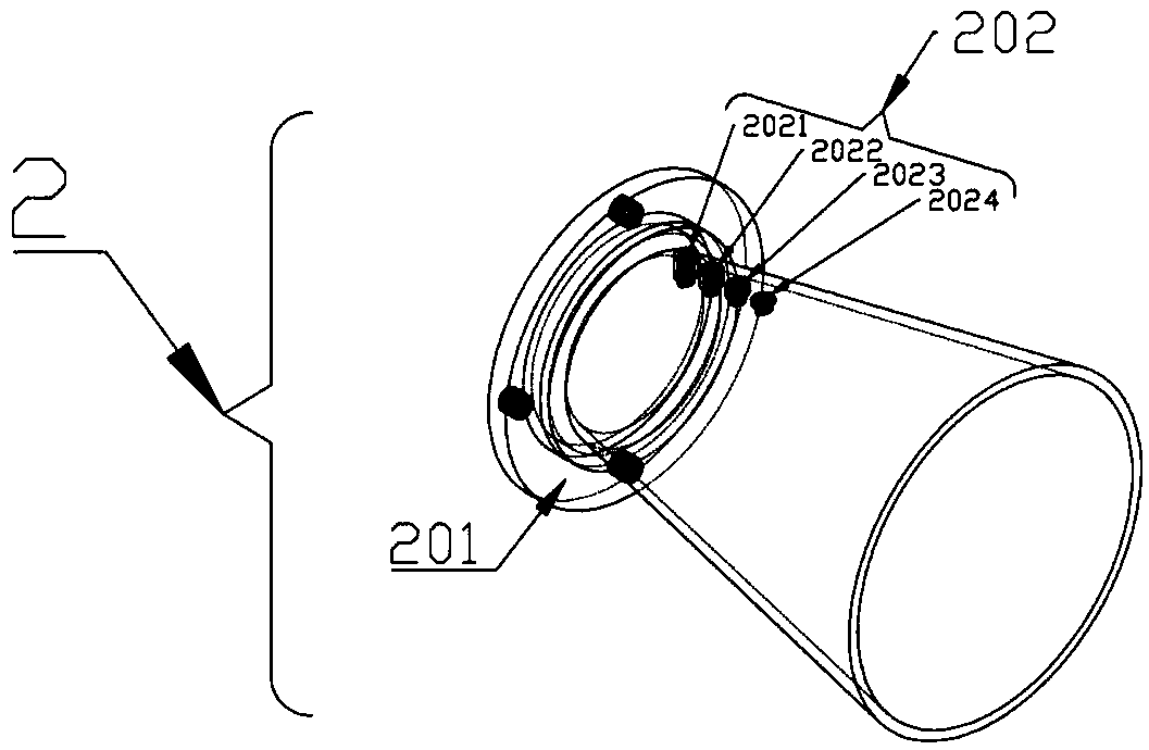 Venturi pore plate testing device for testing cavitation erosion resistance of material