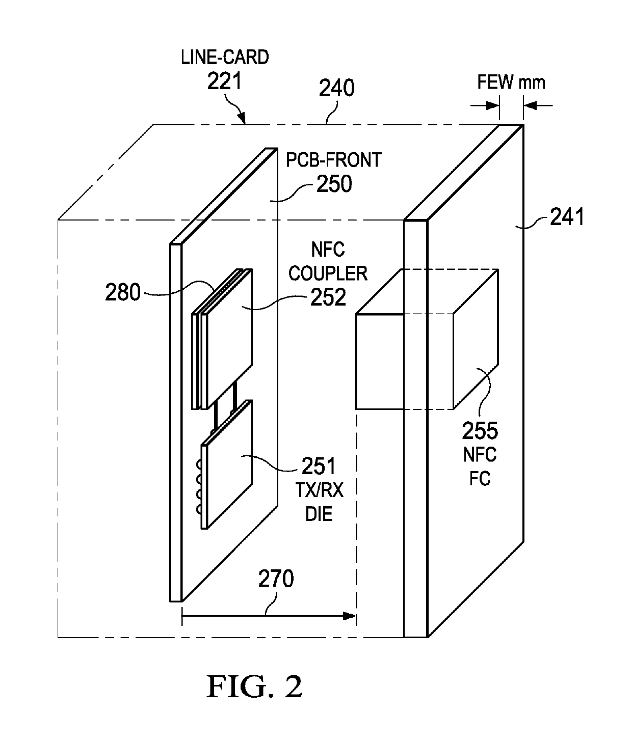 Integrated artificial magnetic launch surface for near field communication system