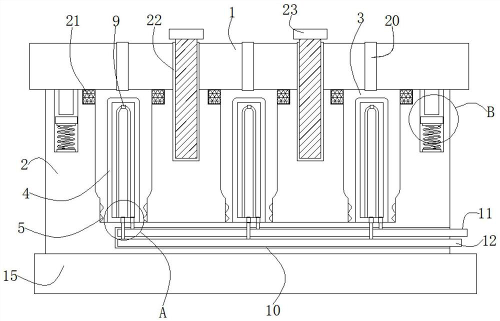 Mold for producing plastic medicine bottle