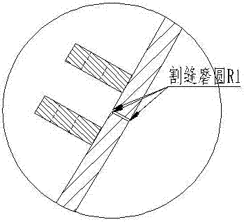 Sharding type wind tower sharding cutting machine and cutting method