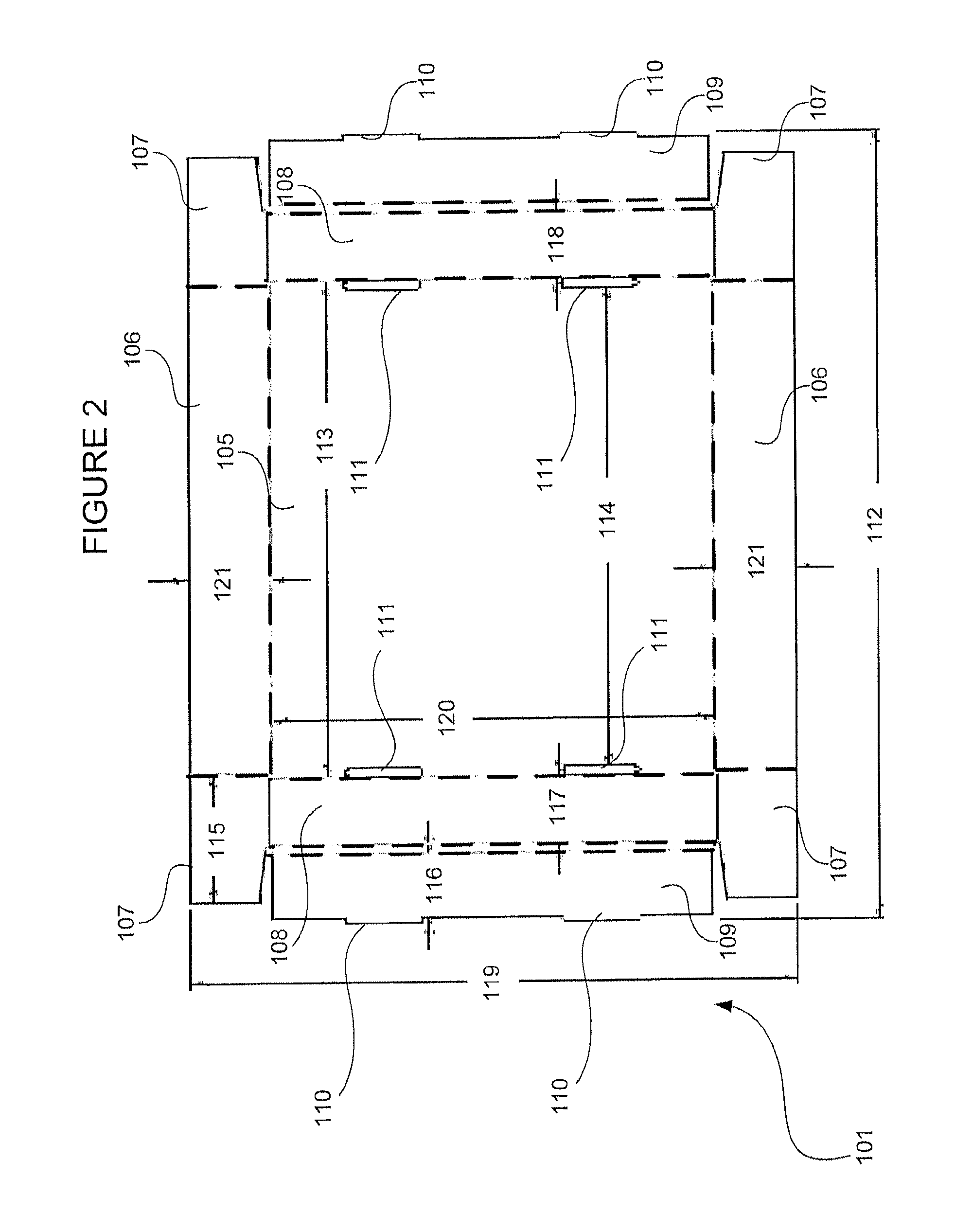 Materials for and method for manufacturing container with integrated divider and resulting container