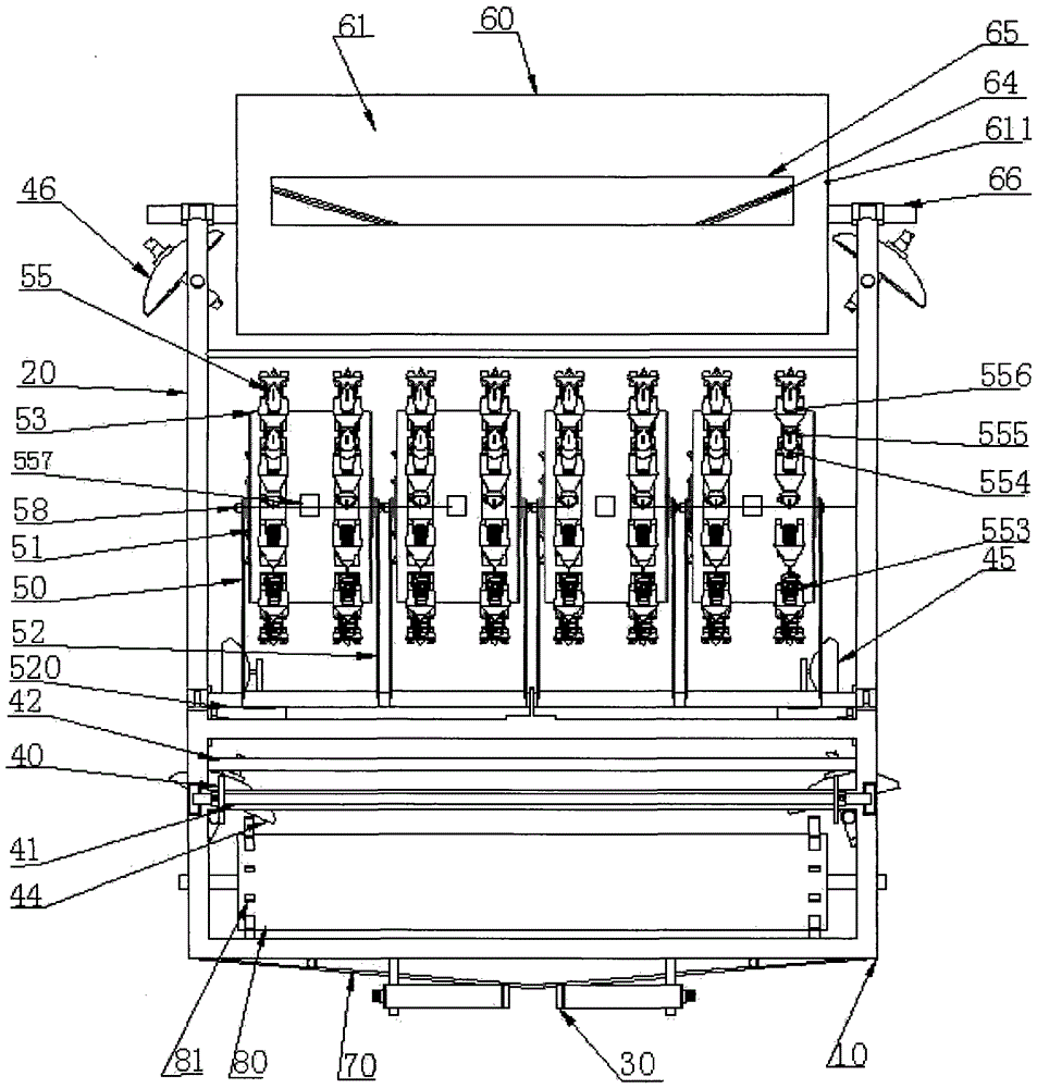 A dryland small particle seed full film covering hole planter