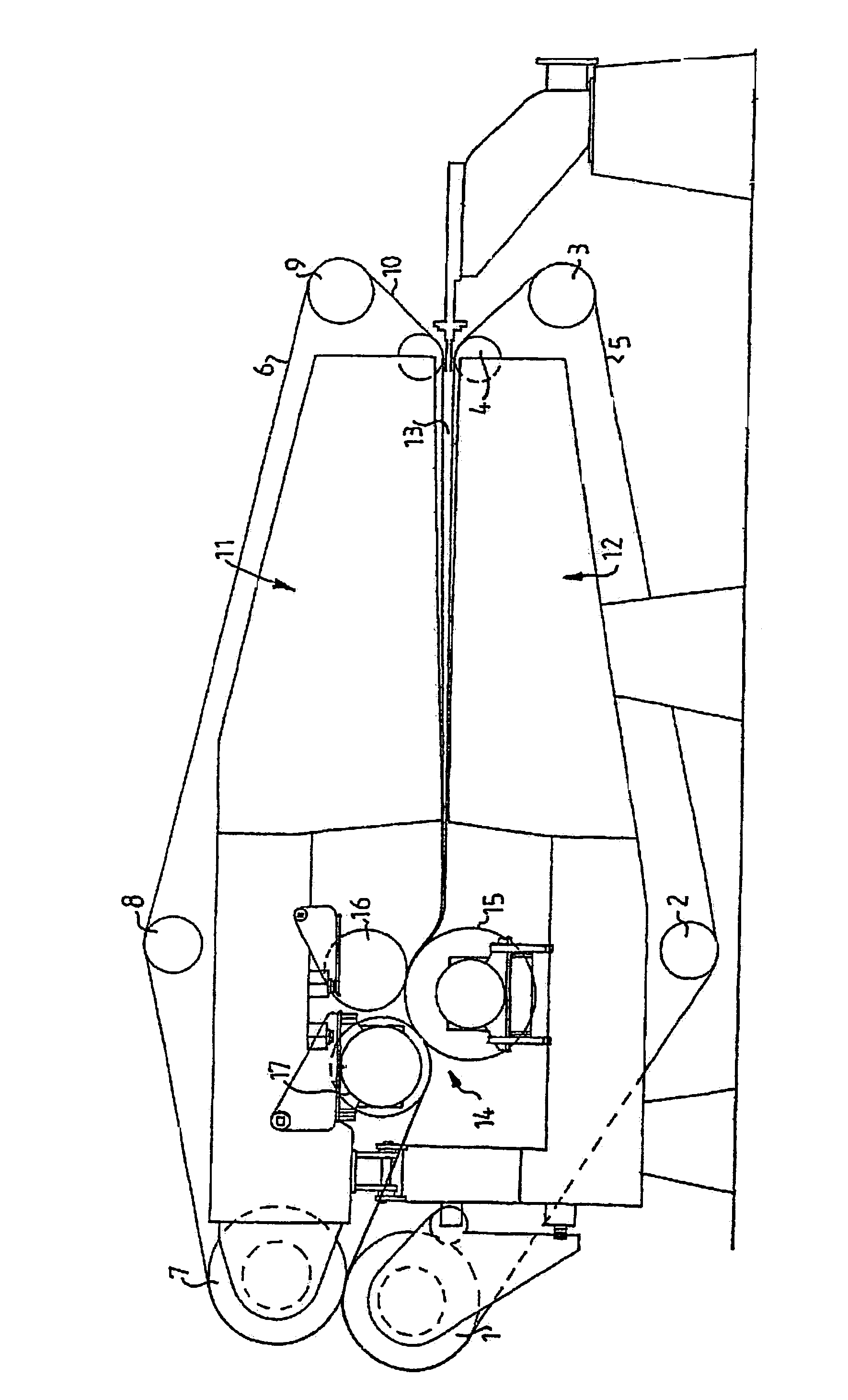 Twin-wire belt press