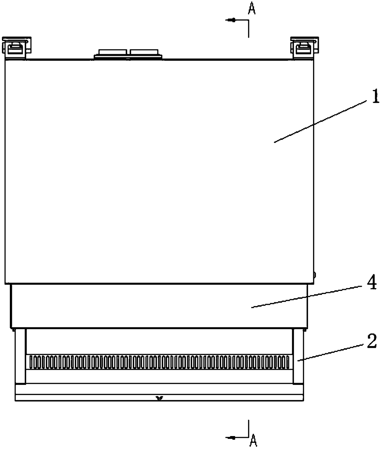 Full-embedded range hood and opening and closing control method thereof