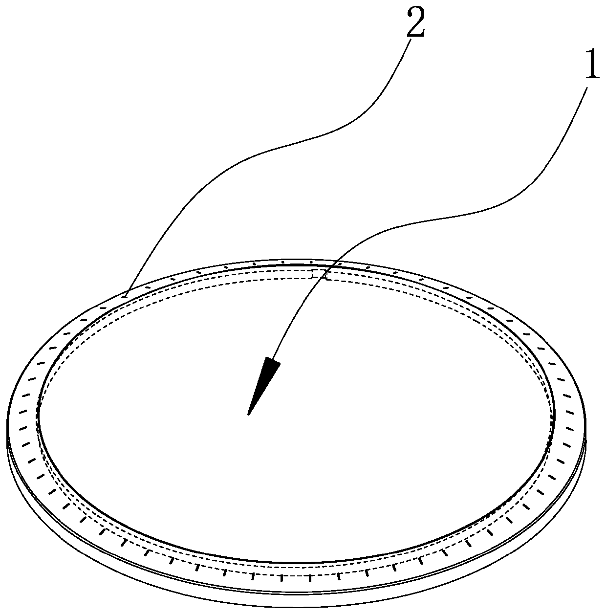 Laser etching method for watch 3D glass watch cover scales