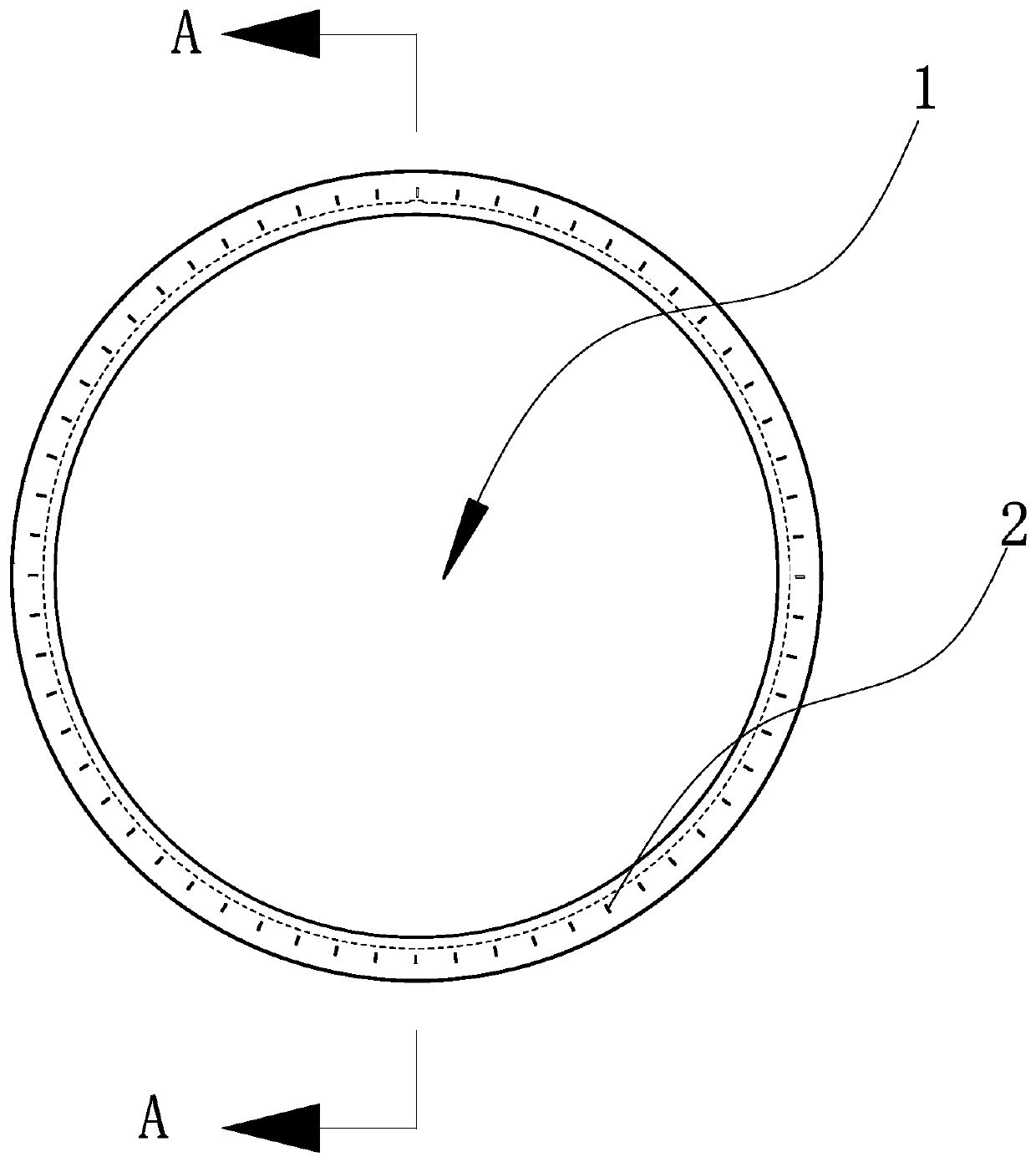 Laser etching method for watch 3D glass watch cover scales