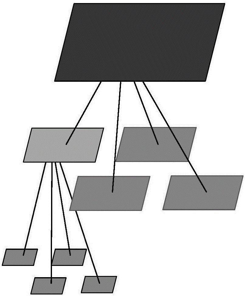 Method and device for constructing topographic map based on multi-quadrangle mesh