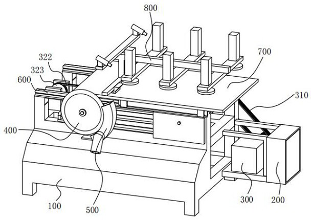 Double-edge automatic back-and-forth board edge-cleaning sawing machine