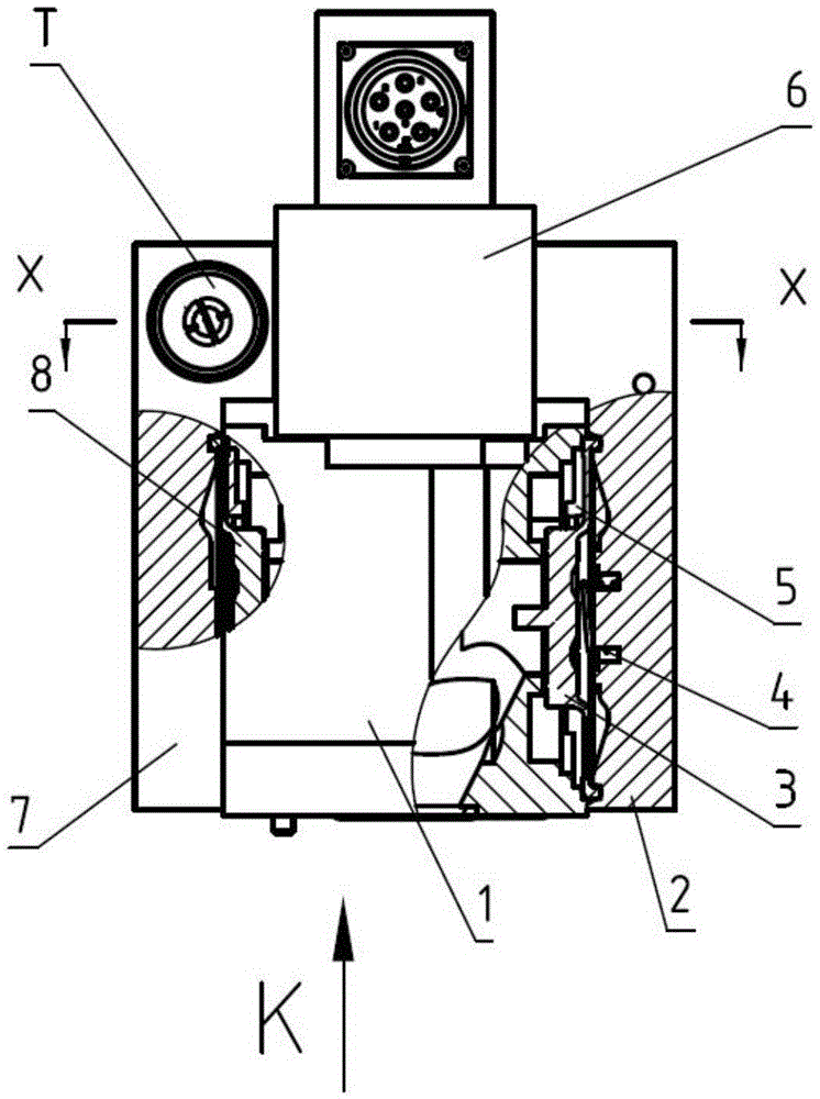 Duplex coil large-drift-diameter plate type antiskid exhaust valve for installing railway vehicle