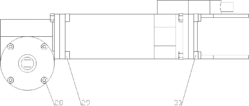 Two-stage rotary mechanism for small electric manipulator