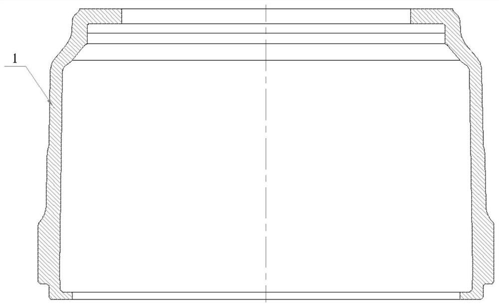 Method for casting bimetallic brake drum in short process