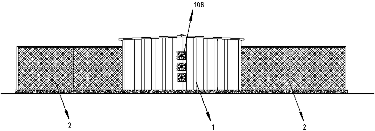 Laying chicken welfare breeding system