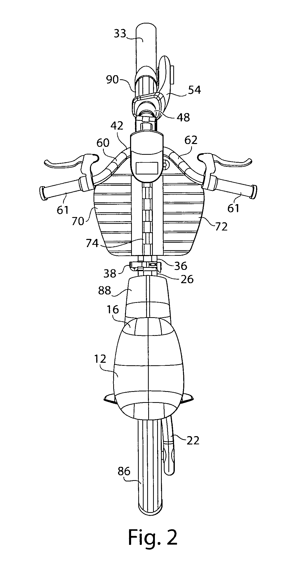 Foldable motorized bicycle