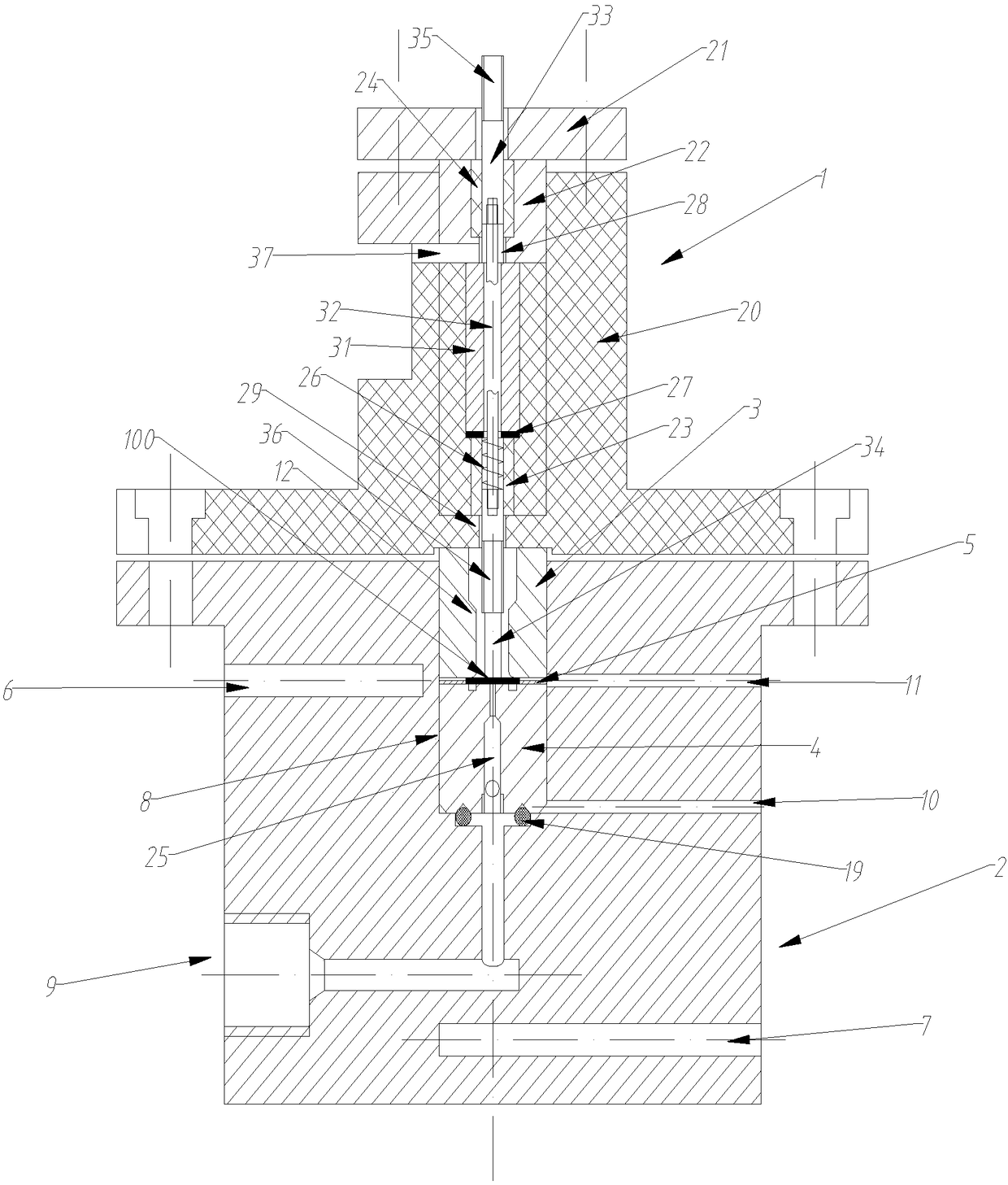 Novel hydraulic bulging test clamp