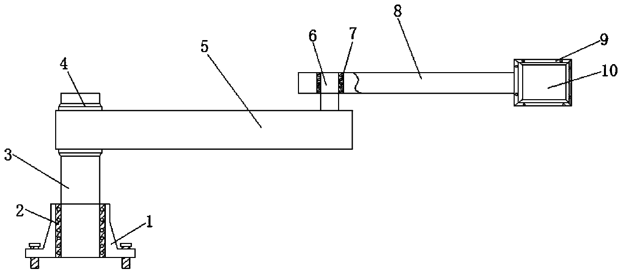 An adjustable fixed frame for dental instruments