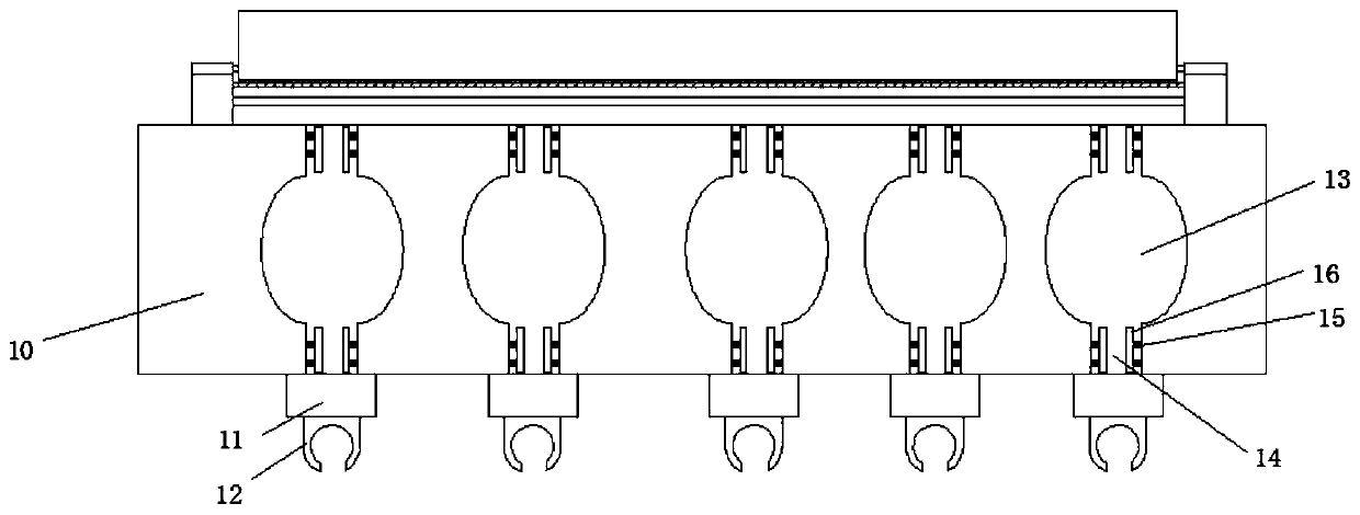 An adjustable fixed frame for dental instruments